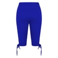 thumbnail image 5 of Jxximdong Leggings for Women Solid Color Lace Up Bow High Waisted Trousers Lightweight And Comfortable Soft Casual Pajama Pants Blue S Yoga Pants, 5 of 5