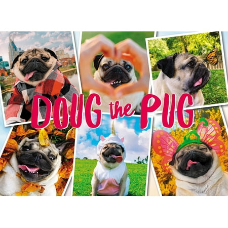 UPC: 0709786069064 | Willow Creek Press Doug the Pug: Pugs & Kisses 1000-Piece Puzzle