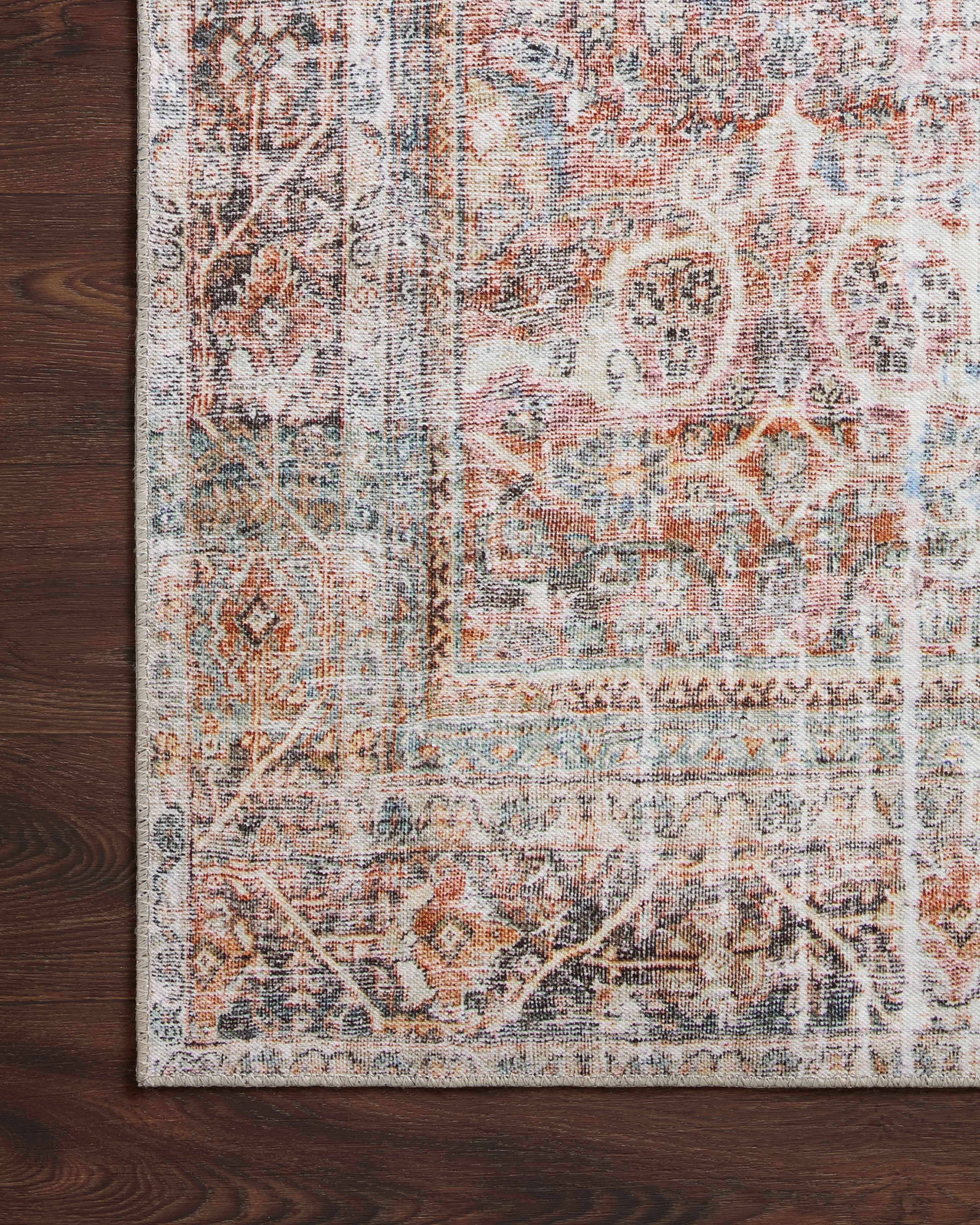 Loloi Adrian Sunset / Charcoal 2'-3" x 3'-9" Area Rug