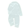 thumbnail image 5 of AOOCHASLIY Family Christmas Pajamas Silk Pajamas Child Sleepshirts Parent-kid Outfit Sets Soft and Comfort Long Sleeve Blouse and Bottom Loungewear, 5 of 7