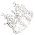 thumbnail image 1 of Mini Crown Cake Topper Photography Accessory For Children Silver 1Set, 1 of 3