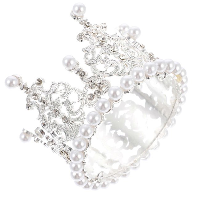 Mini Crown Cake Topper Photography Accessory For Children Silver 1Set