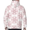 thumbnail image 7 of Goofa Christmas Snowflakes for Men's Hooded Sweatshirt - Lightweight Pullover Hoodie with Kangaroo Pocket, Perfect for Everyday Wear-XX-Large, 7 of 7