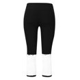 thumbnail image 3 of REALiKUN Lace Leggings for Women Capri Jean Leggings High Waisted Yoga Pants Stretch Tights Summer Cropped Trousers, 3 of 5