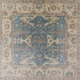 thumbnail image 1 of Ahgly Company Indoor Square Mid-Century Modern Granite Gray Oriental Area Rugs, 8' Square, 1 of 6