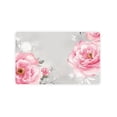 thumbnail image 5 of JML Non-Slip Microfiber & Rubber Doormat - Soft Entryway Rug for Home/Office (16"x24") - Easy Clean Door Mat for Indoor/Outdoor Use, Watercolor Peonies, 5 of 5