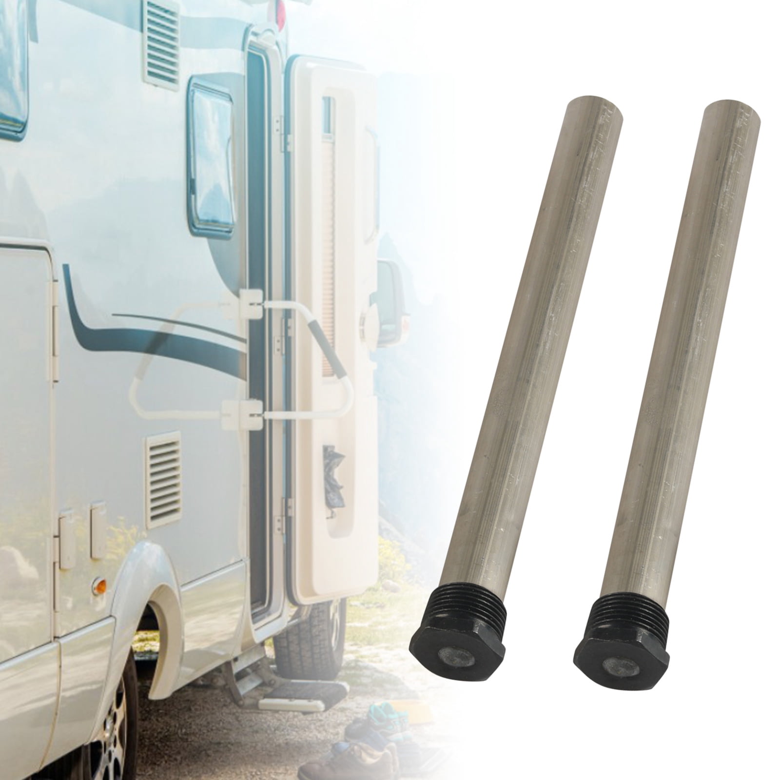 BIBABLYKE Campers Water Heater Anode Rod Magnesium Anode Rod Suburban Water Heaters 9.25''Long & 3/4'' Thread Replacement