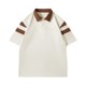 thumbnail image 2 of pstuiky camisetas de hombre, Pijama deportivo para hombre, para estar en casa, color liso, manga corta, cuello vuelto, blusa camisas casuales para hombre m, 2 of 4