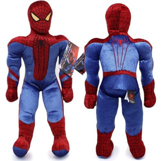 25" spiderman pillowtime pal toy stuffed cuddle pillow amazing
