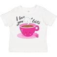 thumbnail image 3 of Inktastic I Love You a Latte Cute Valentine Coffee Pun Boys or Girls Toddler T-Shirt, 3 of 5