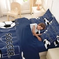 thumbnail image 5 of Erosebridal Ball Games Kids 7-Piece Twin Bedding Sets For Boys,Deepblue White Black Bedding Comforter Set,Reversible Navy, 5 of 7