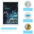 thumbnail image 3 of Diamond Art Kits for Adults Jujutsu Kaisen Diamond Art Gem Art Painting Full Drill Round Art Gem Painting Kit for Home Wall Decor Gifts 16"x20", 3 of 7