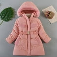 thumbnail image 2 of newwalpole Girls' Winter Puffer Jacket Thickened Overcoat Winter Coat with Fuzzy Lined Hood Waterproof Heavy Parka Warm Pink for Size 5-6 Years, 2 of 8