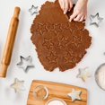 thumbnail image 2 of Juego de cortadores de galletas de estrella de 6 piezas, cortador de estrella de cinco puntas de acero inoxidable, cortador de galletas en forma de estrella, moldes para galletas, 2 of 5