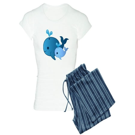 

CafePress - Baby Whale Pajamas - Women s Light Pajamas