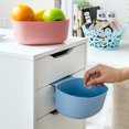 thumbnail image 5 of Kitchen Cabinet Hanging Garbage Trash Can Trash Food Barrel (Plastic, Green, Size), 5 of 5