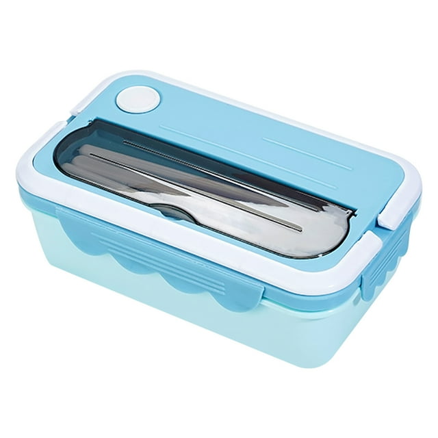 TopLLC Bento Box Lunch Box Divided Lunch Box, Microwave Heated Plastic Lunch Box, Microwave Oven Student Meal Box Office Worker Portable Tableware Meal Box BPA-Free Food Container on Clearance