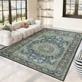 thumbnail image 2 of 5x7 Washable Area Rug Non-Slip Low Profile Vintage Distressed Oriental Rug for Living Room, Bedroom, Dining Room, Office, 2 of 13