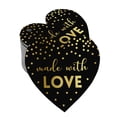 thumbnail image 1 of Inkdotpot Pack Of 100 Real Gold Foil Paper Tags Made With Love Wedding Favor Hang Tags, 1 of 6