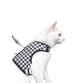 thumbnail image 1 of Juego de arnés y correa para gatos Yizhi Miaow, ajustable, color negro, 1 of 8