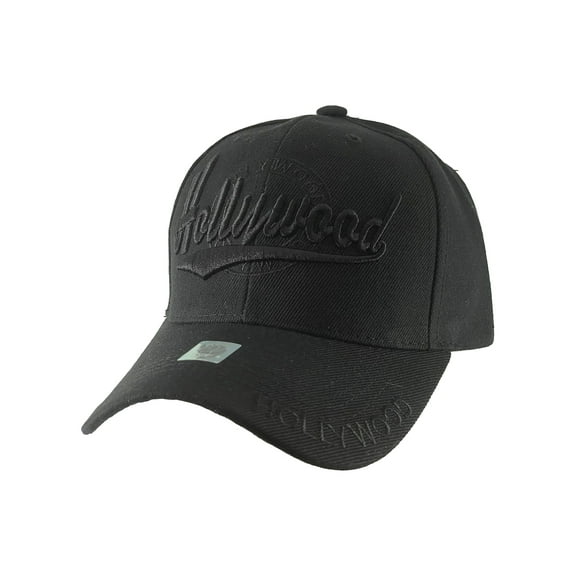 Gravity Threads Hollywood CA Blackout Adjustable Baseball Cap - Black
