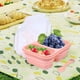 thumbnail image 5 of onlyliua para Interior/Exterior Fiambrera Plegable para Exteriores, para Acampar, de Calidad Alimentaria, para Adultos, para Pícnic, con Compartimento para C, para Frutas, Retornable, 5 of 7