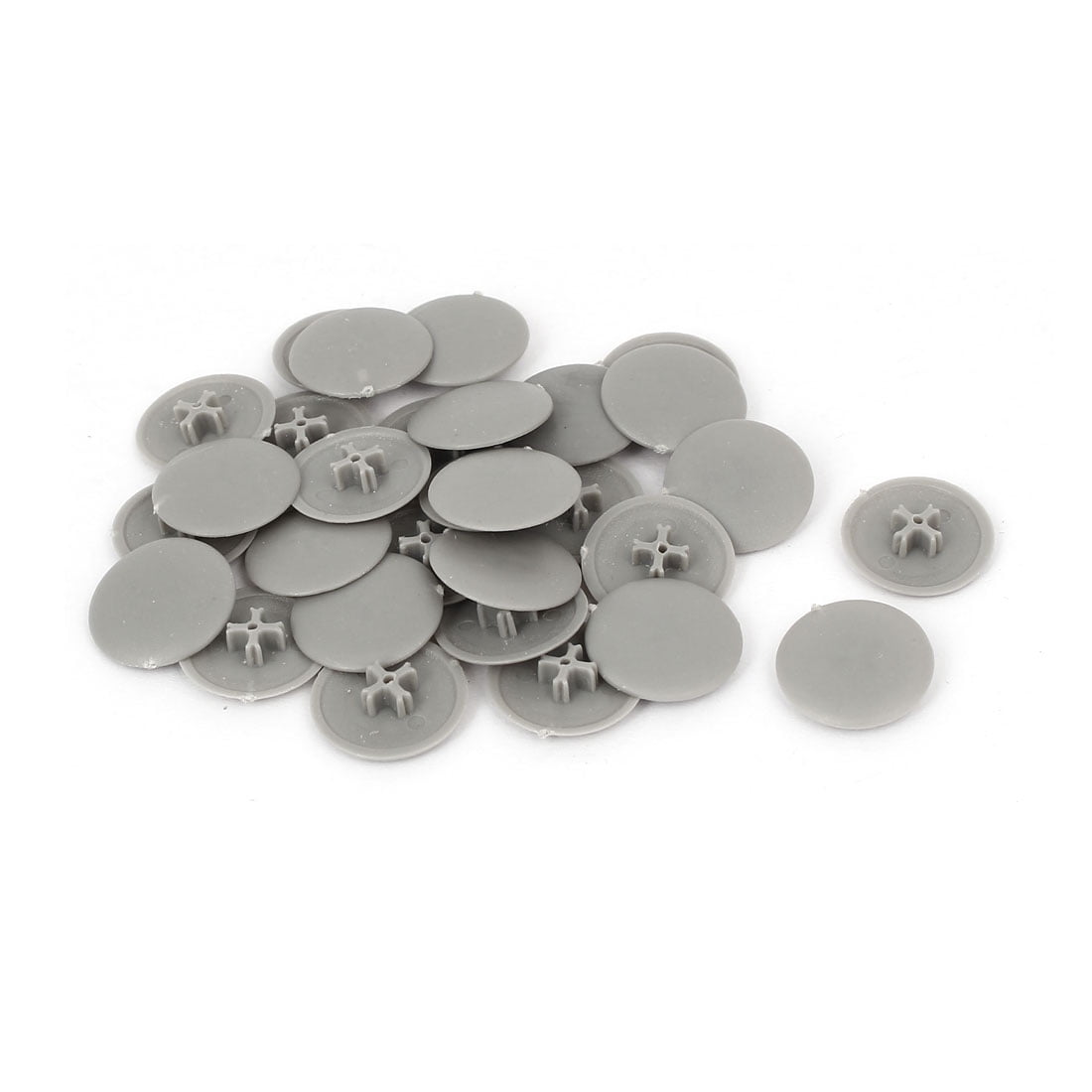 Uxcell 17mm X 4mm Plastic Round Screw Cap Cross Head Cover Gray 30 uxcell-17mm-x-4mm-plastic-round-screw-cap-cross-head-cover-gray-30
