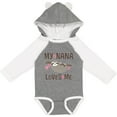 thumbnail image 3 of Inktastic My Nana Loves Me Sloth Girls Long Sleeve Baby Bodysuit, 3 of 5