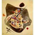 thumbnail image 2 of Kandinsky, Wassily 12x13 White Modern Wood Framed Museum Art Print Titled - Grey spot 1922, 2 of 4