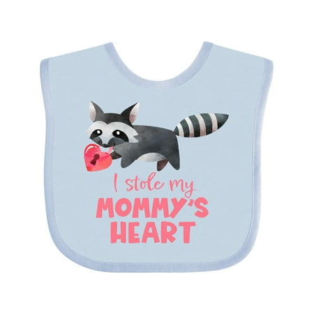 

Inktastic I Stole My Mommy s Heart Gift Baby Boy or Baby Girl Bib