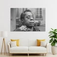thumbnail image 4 of American Atheists James Baldwin Retro Poster Wall Art Poster Scroll Canvas Painting Picture Living Room Decor Home 24x36inch(60x90cm), 4 of 6
