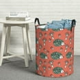 thumbnail image 6 of Bingfone Hedgehog Mushroom Waterproof Foldable Laundry Hamper Bucket with Handles for Storage Bin,Clothes Hamper (Medium ), 6 of 6