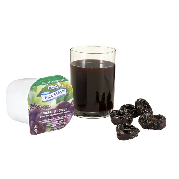 Thick Easy Thickened Beverage 4 Oz Portion Cup Prune Flavor Ready To Use Nectar Consistency Case Of 24 Walmart Com