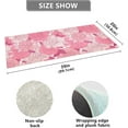 thumbnail image 3 of Coolnut Pink Flowers 39" x20" Soft and Absorbent Bathroom Rugs,Quick Dry Machine Washable Bath Mat for Bathroom Kitchen Bathtub Home Decor, 3 of 7