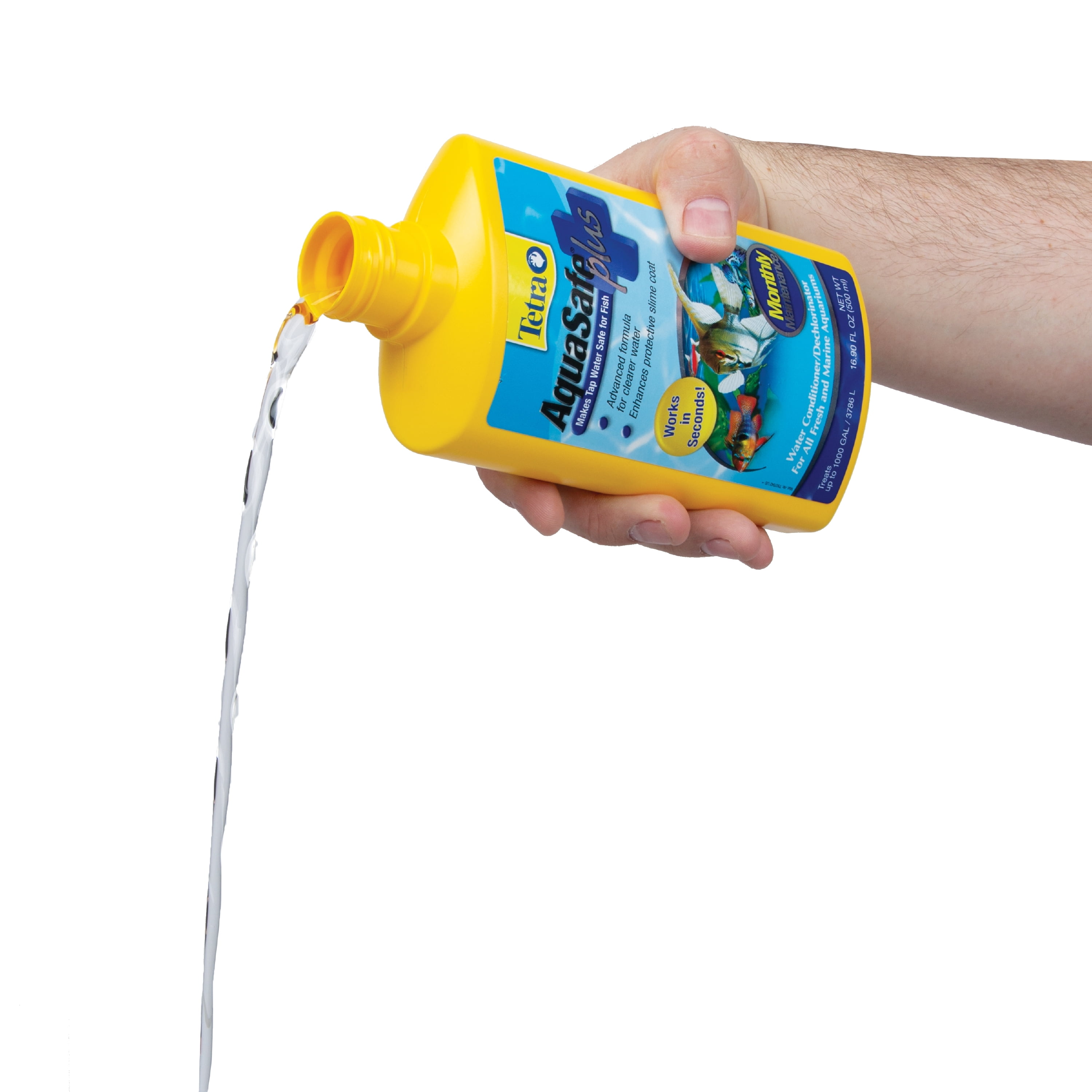 Tetra AquaSafe Plus, 8.45 oz, Water Conditioner and Dechlorinator