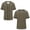 Army Green, variant on CQONEPT Baseball Jersey Tops for Women Short Sleeve Shirt Button Up Summer Tops Casual Sportswear Athletic Tee Uniform Gray M