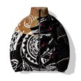 thumbnail image 4 of Abrigo de invierno para hombre, chaquetas con estampado de tigre y leopardo dorado, ropa de algodón de moda para hombre, parka para hombre, chaqueta térmica de algodón para hombre, 4 of 5