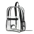 thumbnail image 2 of Xinyolin Women Backpack Double Shoulder Straps Waterproof Large Capacity See Through Wear-resistant Storage Anti-scratch PVC Transparent Backpack Travel Supply, 2 of 8