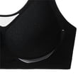 thumbnail image 3 of Tqyyweavej Push Up Bras for Women Ribbed No Underwire Seamless Bras Full Coverage Lightly Lined T-Shirt Bras Size M to 2XL, 3 of 5