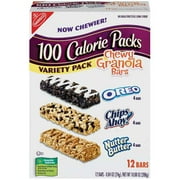 Nabisco 100 Calorie Packs: Chewy Variety Pack Granola Bars, 12 ct