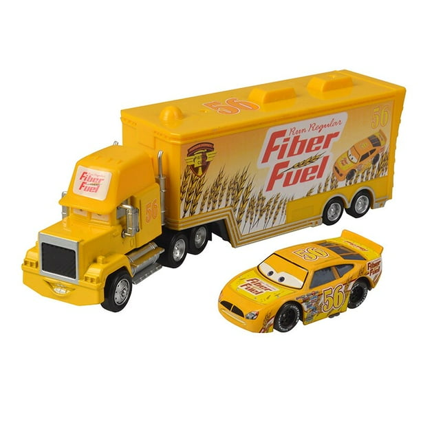 Disney Pixar Cars 3 jouet Lightning McQueen voitures et camion oncle Mike  camion 1:55 alliage plastique voiture jouet pour enfants cadeau de noël 