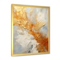 thumbnail image 2 of Designart "Sunrise Spirals In Gold And White Champagne" Abstract Spirals Picture Framed Wall Art Living Room, 2 of 5