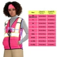 thumbnail image 3 of AYKRM 11 color Ladies High Vis Reflective Safety Vest for Women, 3 of 5