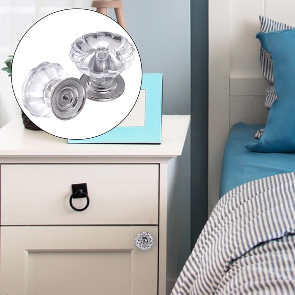 EXHUMKY Plastic Drawer Knobs in Assorted Colors, Cabinet Pulls for Home Decor, Easy to Install and