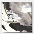 thumbnail image 1 of Designart Glam Painted Arcs II Canvas Wall Art, 1 of 3
