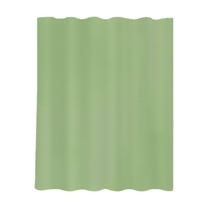 Hiroekza Double Sided Solid Colour Polka Dots Wafer Shower Curtain Liner Waterproof Bathroom Fabric Washable Antimicrobial Mold and Mildew Resistant 59.7x71.9in Green