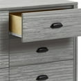thumbnail image 4 of DaVinci Fairway 6 Drawer Double Dresser in Rustic Gray, 4 of 4