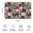 thumbnail image 3 of Pioneer Flower Floral Print Pattern Bathroom Rugs Mat, Non Slip Microfiber Bathroom Rug with Rubber Backing, Soft Mats for Bathroom Floor Tub Shower, 20"x32", 3 of 5