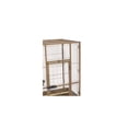 thumbnail image 2 of HomeStock Mid-Century Marvel Bird Cage with Retro-Inspired Design, Durable Construction, Spacious Interior, and Elegant Finish for Stylish-Color:Coco, 2 of 7