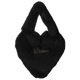 thumbnail image 1 of Bolso de mano peludo para mujer, Bolso de citas diario con forma de corazón suave, lindo, a la moda para chicas, 1 of 9